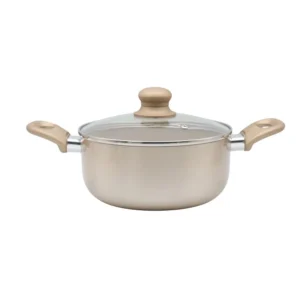 Cacerola antiadherente Volt Champagne 24 cm (4,9 L) – LARHAUS