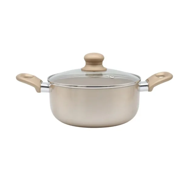 Cacerola antiadherente Volt Champagne 24 cm (4,9 L) – LARHAUS