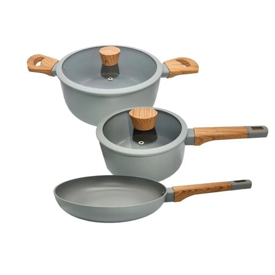 Batería antiadherente Scandi Grey x 5 piezas – LARHAUS