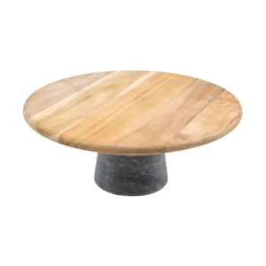 Posa torta de madera redonda con pie 32 cm – TRAMONTINA
