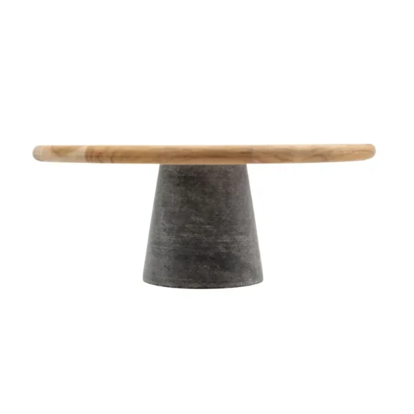 Posa torta de madera redonda con pie 32 cm – TRAMONTINA