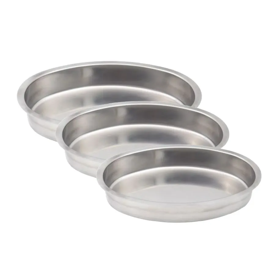 Set de 3 legumbreras gastronómicas de acero inoxidable - CAROL