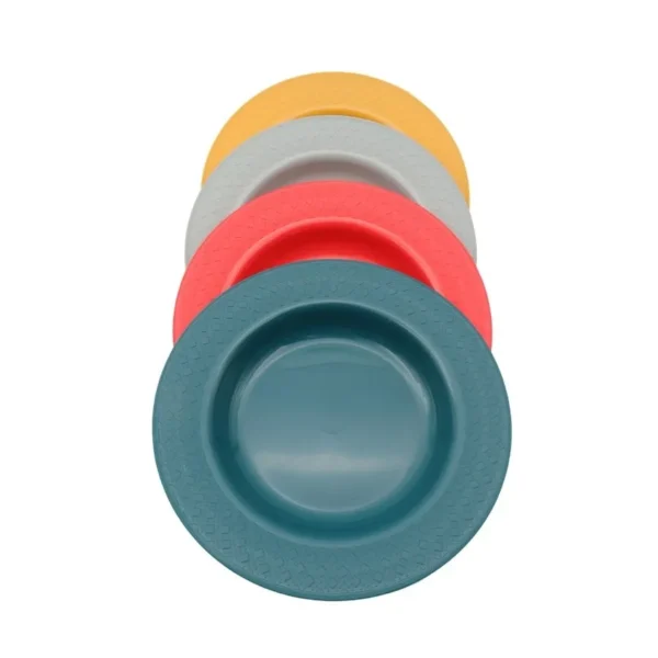 Plato hondo plástico Bambú 23 cm – YESI