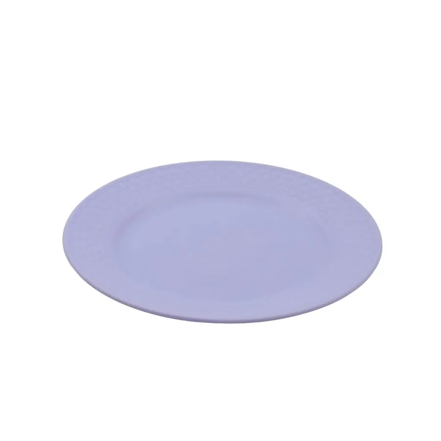Plato de postre plástico Bambú 18,5 cm – YESI