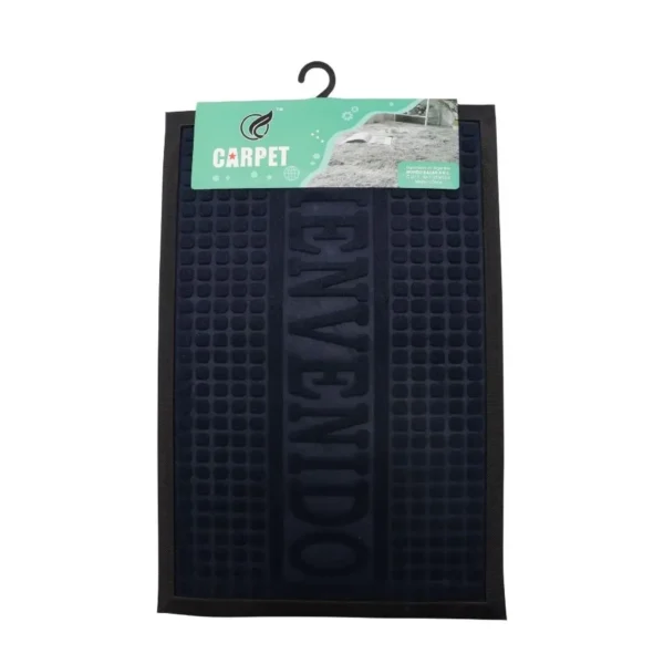 ALFOMBRA RECT GOMA 40x60 cm "WELCOME"