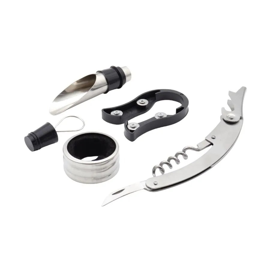 SET ACCES VINO x 4 NG CJA MADERA