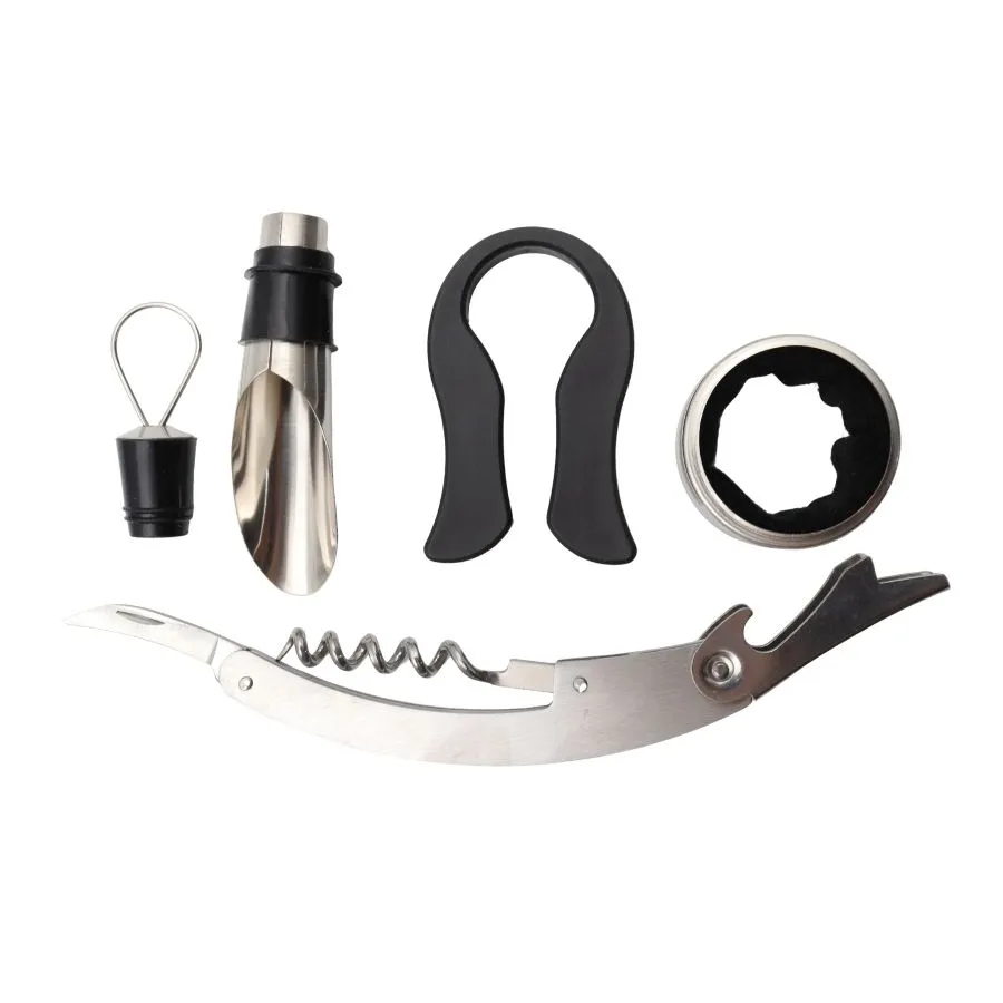 SET ACCES VINO x 4 NG CJA MADERA