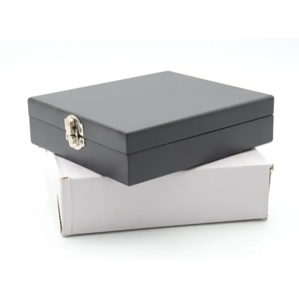 Set de accesorios para vino x 4 en caja de madera