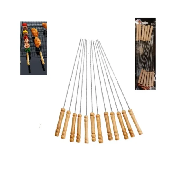 Pinches para brochette BBQ x 12
